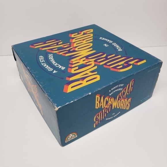 Random House Backwords Words 1988 Vintage Board Game - Picture 3 of 7